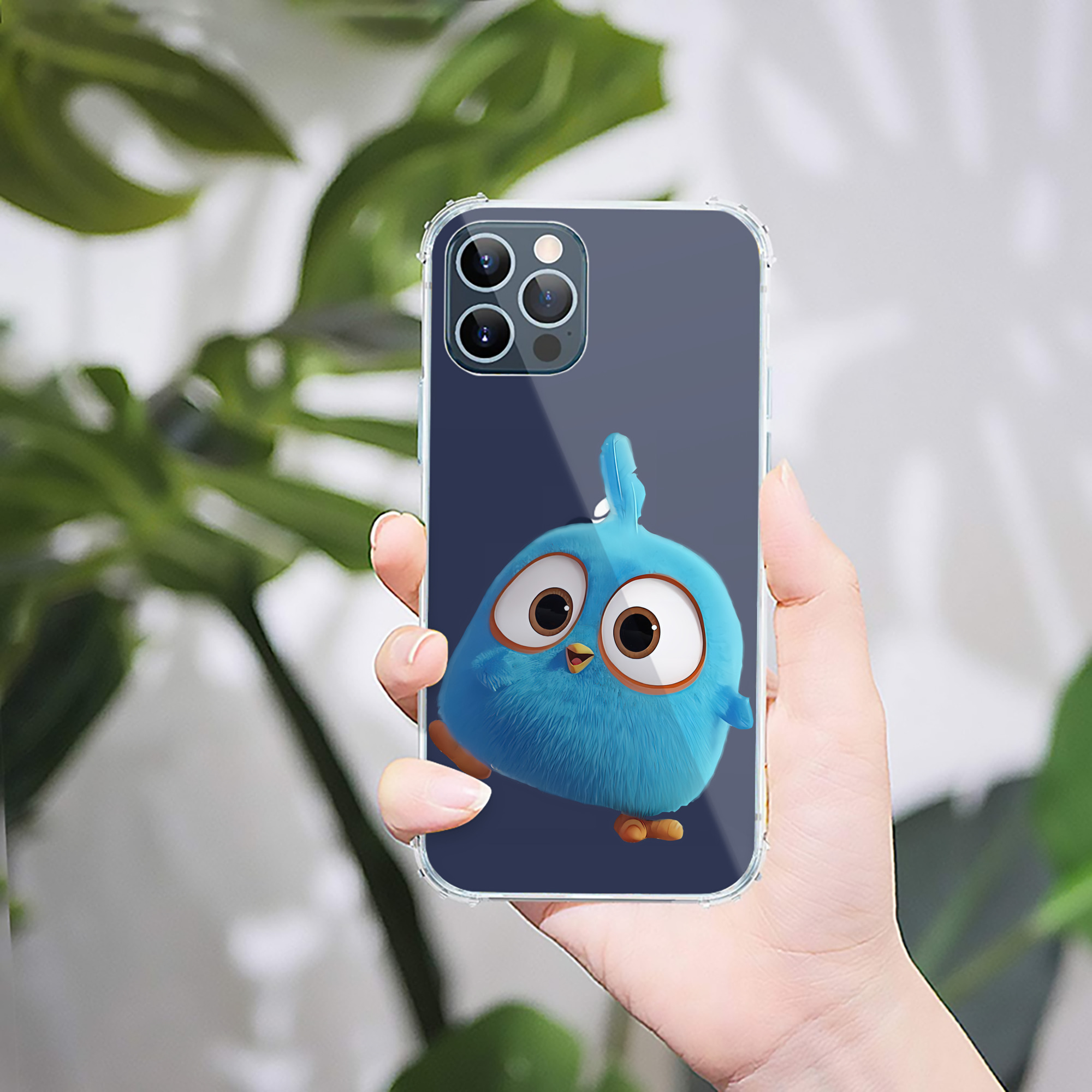 （画像用） Angry Birds アングリーバード 【iPhone 12シリーズ対応】透明スマホケース（クリアソフトケース）